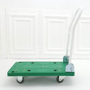 [초록판]사각대차 접이식 핸드카 데크트럭 택배 이사 수레 구루마 밀차 끌차 L카 사각대차(그린)