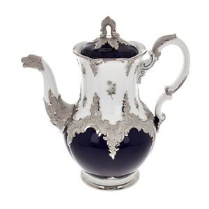 [마이센]비폼 플라워 플래티넘 커피팟