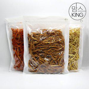 [맘스킹]강원강릉 다존 바삭한 양념먹태 1500g(버터500g+간장500g+매운500g) 대용량