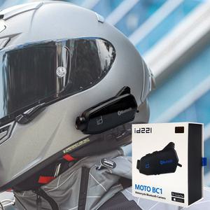 2K 화질 ID221 모토 BC1 오토바이 헬멧 블랙박스 블루투스 일체형 64G 메모리포함