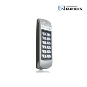 GM-100 글로넥스 단독형 번호키 카드리더기 방수 출입통제 전자식 13.56Mhz RF카드 자동문 현관문 도어락