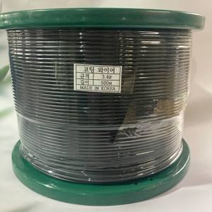 코팅와이어로프 PE 3.4mm 500M 자체생산 농자재 하우스용 과수용 와이어줄