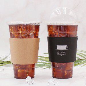 [이룸팩]투명컵세트 92파이20온스+리드+홀더100개아이스컵세트_600ml