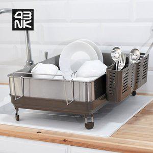 [신세계몰]4BNK 프리미엄 프레임 식기건조대/스테인레스/1단/다크그레이