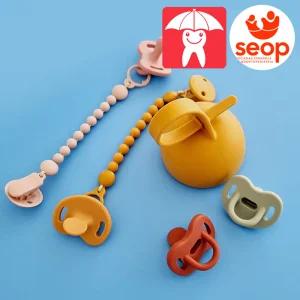 스와비넥스 컬러 에센스 올실리콘 쪽쪽이 3종세트 (쪽쪽이+클립+케이스)