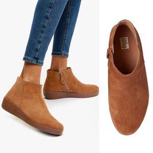 [핏플랍] 여성화 구두 스웨이드 앵클 부츠 수미 O54-592 탄