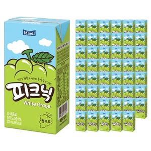 매일 피크닉 청포도 200ml x 48팩 (24팩x2박스)