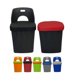 신제품 국내산 고깃집 포차 식당 업소용 드럼통 등받이 옷보관 수납 스툴 사각좌판 깡통의자