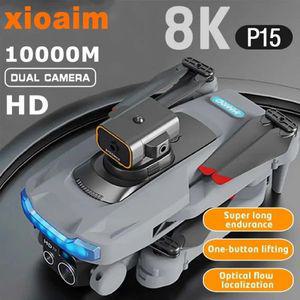 샤오미 P15 드론용 8K 전문 카메라 GPS HD 항공 사진 듀얼 무지향성 장애물 회피 드론