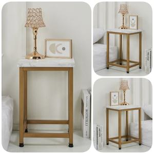 틈새 미니협탁 슬림 좁은 낮은 침대옆선반 300 골드