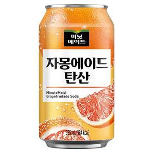 [해태] 미닛메이드 자몽에이드 탄산 355ml x 48캔