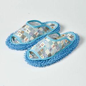 (빅)퀼트 면실내화 3켤레+청소 슬리퍼 1켤레