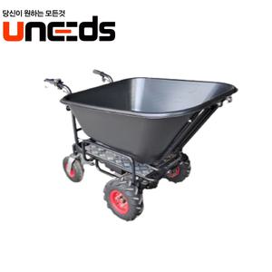 유니즈 전동운반기 전동 카트 운반 농업용 충전식 덤프카트 대차 사륜