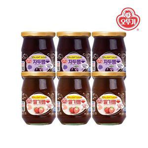 [오뚜기]라이트슈가 딸기쨈 290g x 3개+라이트슈가 자두쨈 290g x 3개[33177852]