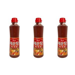 (냉장) 움트리 매운탕 찌개장 양념 소스 480g 3개