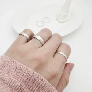 법정 순 은 925 엥게이지 반지 혼주 우정 쌍가락지 한복 링