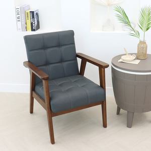 [파스텔우드] 모리1인 편한한 원목카페 커피숍의자 1인소파 디자인 인테리어 의자