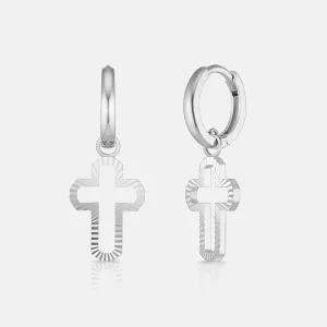 [메트로시티주얼리]베리따 실버 화이트 이어링 A223SE0082WPQ .