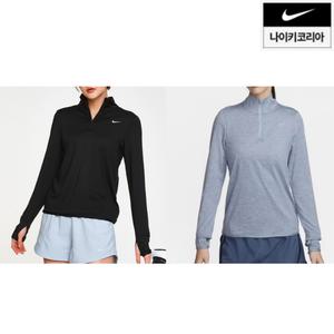[백화점판] 나이키 긴팔 여성용 러닝탑 드라이 핏 자외선차단 기능성 스포츠 웨어