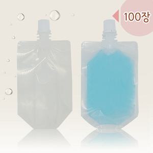 치어팩 투명 파우치 100장 설레임파우치 스탠딩파우치 스파우트백 스파우트파우치 음료포장