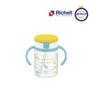 [리첼]릿첼 AQ 빨대컵R 200ml 옐로우