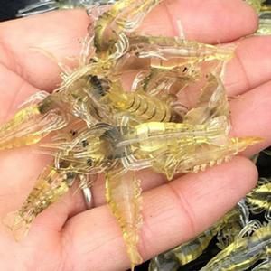 낚시용 가짜새우미끼 5개 실리콘 인공 루어 베스