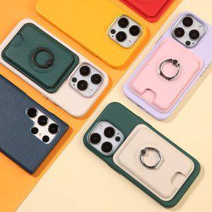 [디자인스킨](김해점)( 유니버셜 ) 맥세이프 카드포켓 스마트링-핑크 [ITM34876]