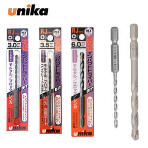유니카 RJ 멀티 드릴 비트 기리 육각 임팩 일체형 다용도 다목적 드릴날