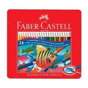 파버카스텔)수채색연필(24색 틴케이스)/틴케이스색연필/미술색연필/그림색연필/색연필선물/학생색연필/문구