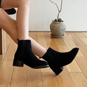 [롯데백화점]소보 마르타 첼시 앵클부츠 4cm