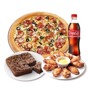 [파파존스] 오리지널 수퍼 파파스R+파파스윙+브라우니