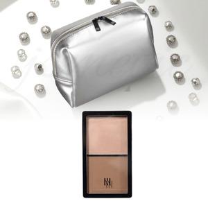 실버 스퀘어 파우치+헤라 페이스 컨투어링 듀오 11g 세트