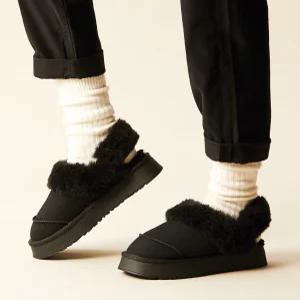 엠.무크 로지 투웨이 털 슬리퍼 블랙 516423211IA