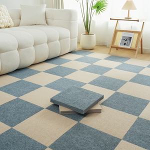 H CONNECT 접착 흔적 없는 논슬립 카페트 타일 DIY 조각매트 데코타일 애견매트 50x50 5매입