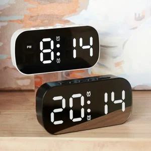 탁상용 라운딩 시계 LED 사무실 거실 집들이 선물용 시계 스탑워치 타이머