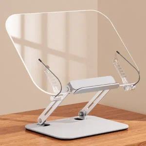노트북 거치대 겸용 투명 알루미늄 독서대 SVNT-104