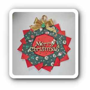 크리스마스 리스(24) 종이접기패키지 만들기