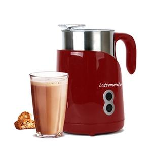라떼멘토 인덕션 전동 우유거품기 스팀기 레드(LM-400) 자동 밀크포머