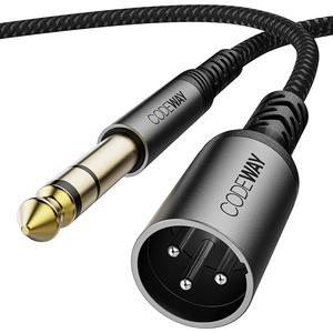 코드웨이 XLR to 5.5 TRS 마이크 케이블 수 (0.6M/1.5M/3M/5M/10M)