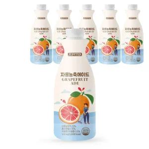 쥬피터 자몽 농축에이드 1.12kg X 6개 음료베이스 원액