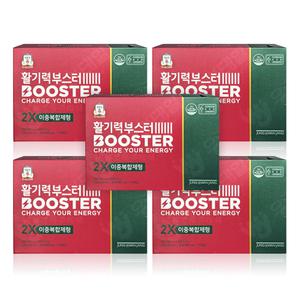 정관장 활기력 부스터 (액상 20ml + 정제 400mg) x 14개입 x 5박스 홍삼 비타민 WY