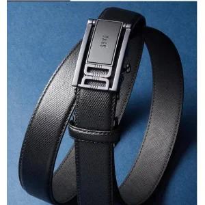 [닥스]블랙 트윌 엠보 남성 소가죽 자동벨트 DBBE5E834BK_s