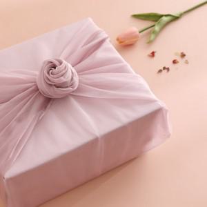 설 추석 선물포장용 크리스탈 보자기/특대/124x124cm/음식/폐백/와인/한우/과일/예단