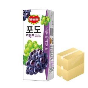 롯데 델몬트 포도 드링크팩 190ml X 64팩 과일주스 음료수