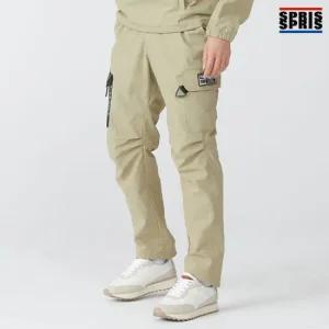 스프리스 남성 지퍼 카고 팬츠 베이지