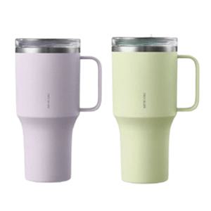 락앤락 메트로 킹 텀블러 리뉴얼 820ml, 라임, 1개+라벤더, 1개