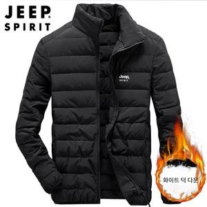 JEEP SPIRIT 프리미엄 남성 겨울 경량 패딩 자켓