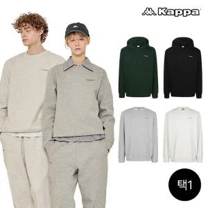 [카파] 기모 후드티/맨투맨 택 1
