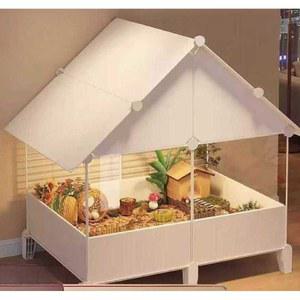 대형 기니피그 사각박스 햄스터케 은신처 빌라 햄스터 투명 미닫이 병아리 100 펜스