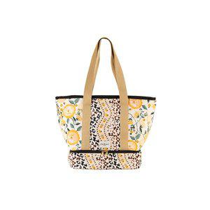 [캐스키드슨](김해점)라지 런치 토트 백 - 레오파드 플라워(CK-HCKLPLRTOTEBAG)